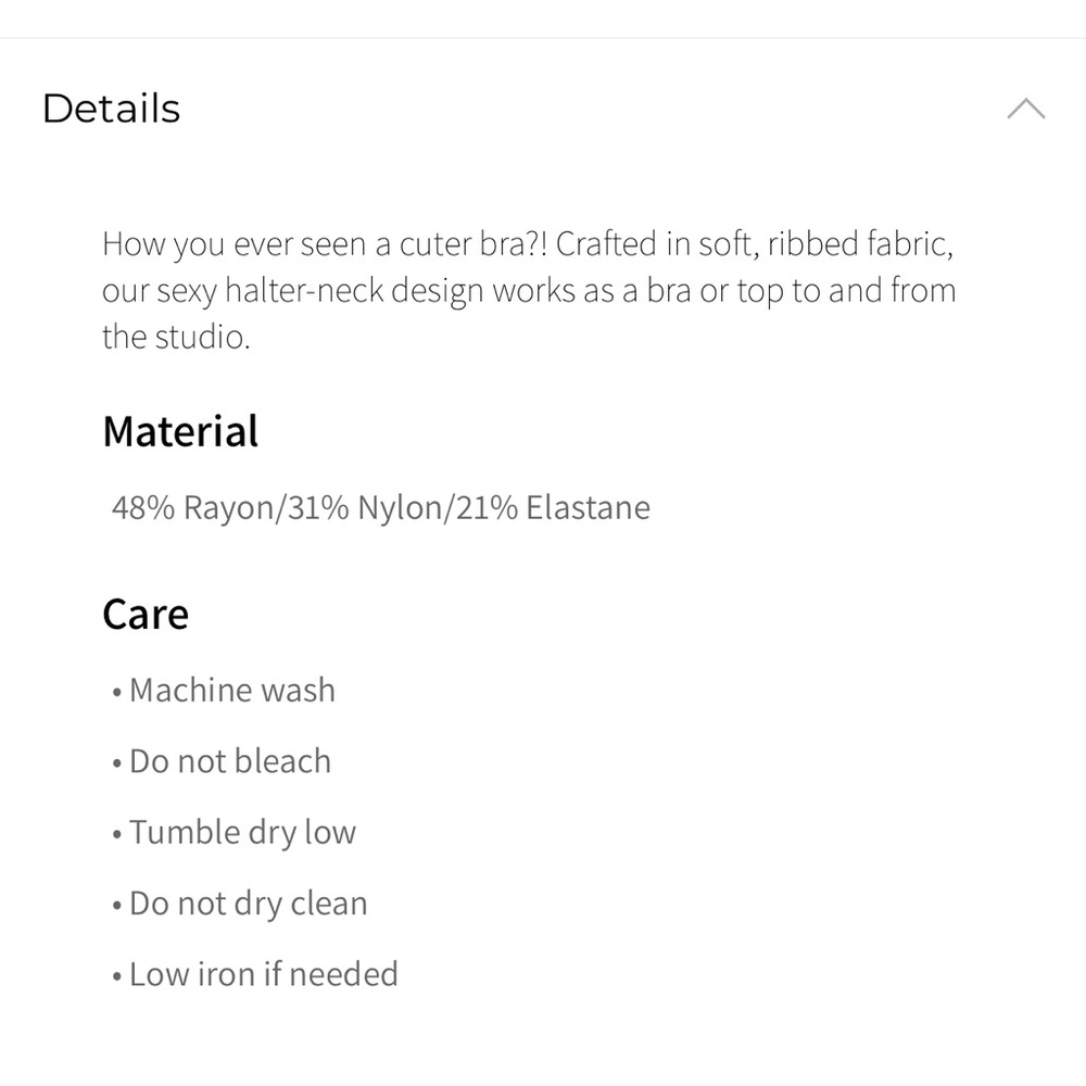 Nwot Fabletics Cloud Seamless Halter Bralette - image 4